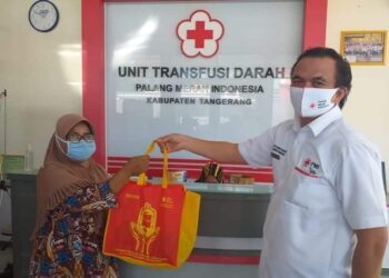 Asyik, Donor Darah di PMI Kabupaten Tangerang Dapat Sembako