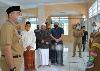 Bupati Zaki Tinjau Masjid Berstandar Protokol Kesehatan Covid-19