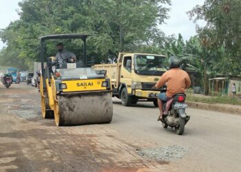 Pemkot Tangerang Perbaiki Jalan Marsekal Suryadarma