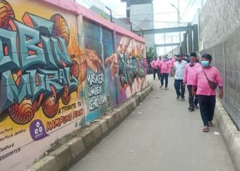 Tanah Tinggi Tangerang Punya Kampung Pink