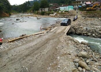 Jembatan Muara Kabupaten Lebak Belum Dibangun Lagi