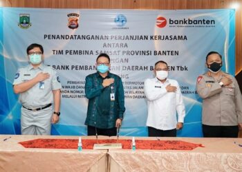 Optimalisasi Penerimaan Pajak Daerah, Bank Banten Gandeng Tim Pembina Samsat