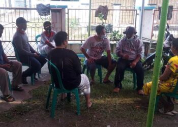 Keluarga Joko Susanto Terima Bantuan dari PMI Kecamatan Pinang