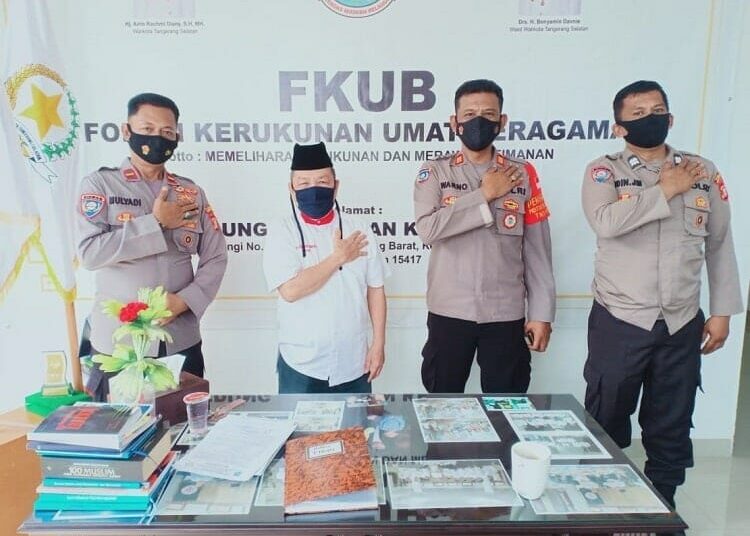 Kasat Binmas Polres Tangsel Kunjungi Kantor FKUB