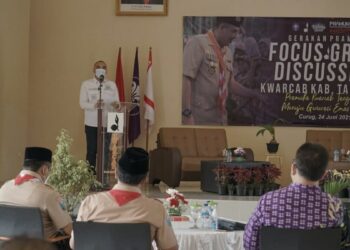 Bupati Zaki Apresiasi FGD Kwarcab Pramuka Kabupaten Tangerang