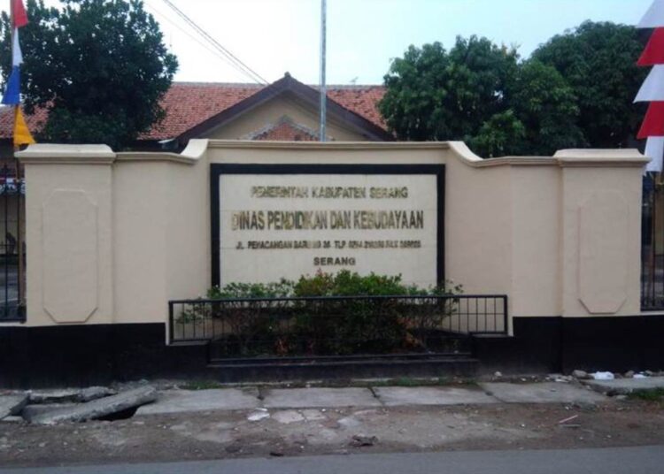 Kantor Dindikbud Kabupaten Serang. (ISTIMEWA)