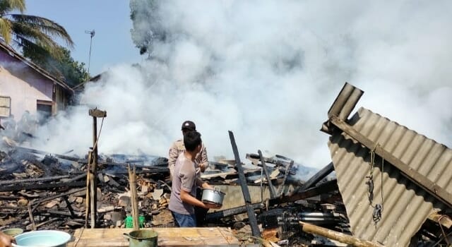 4 Rumah di Lebak Terbakar, Kerugian Capai Ratusan Juta