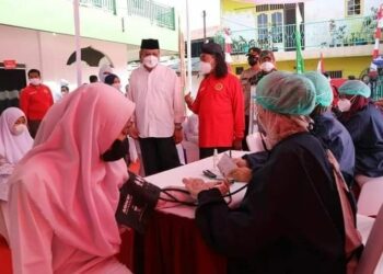 BIN Vaksinasi Ratusan Santri Ponpes Ummul Quro Pamulang