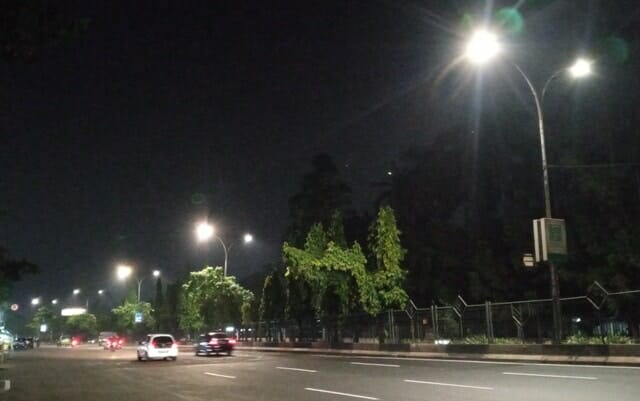 Lampu PJU di Kota Tangerang Dinyalakan Secara Bertahap