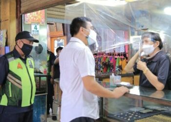PPKM Diperpanjang, PD Pasar Tangerang Perketat Pengawasan Prokes Pasar