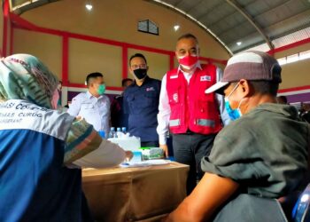 Bupati Zaki Tinjau Vaksinasi Pfizer PMI Kabupaten Tangerang