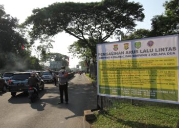 Dishub Kabupaten Tangerang Mulai Uji Coba Pengalihan Arus Lalulintas di Wilayah Kelapa Dua