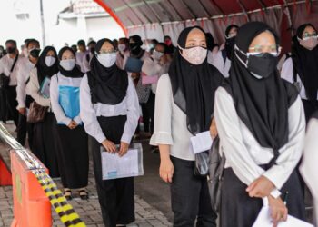 Potret Ketatnya Prokes di Tes SKD CPNS Kota Tangerang