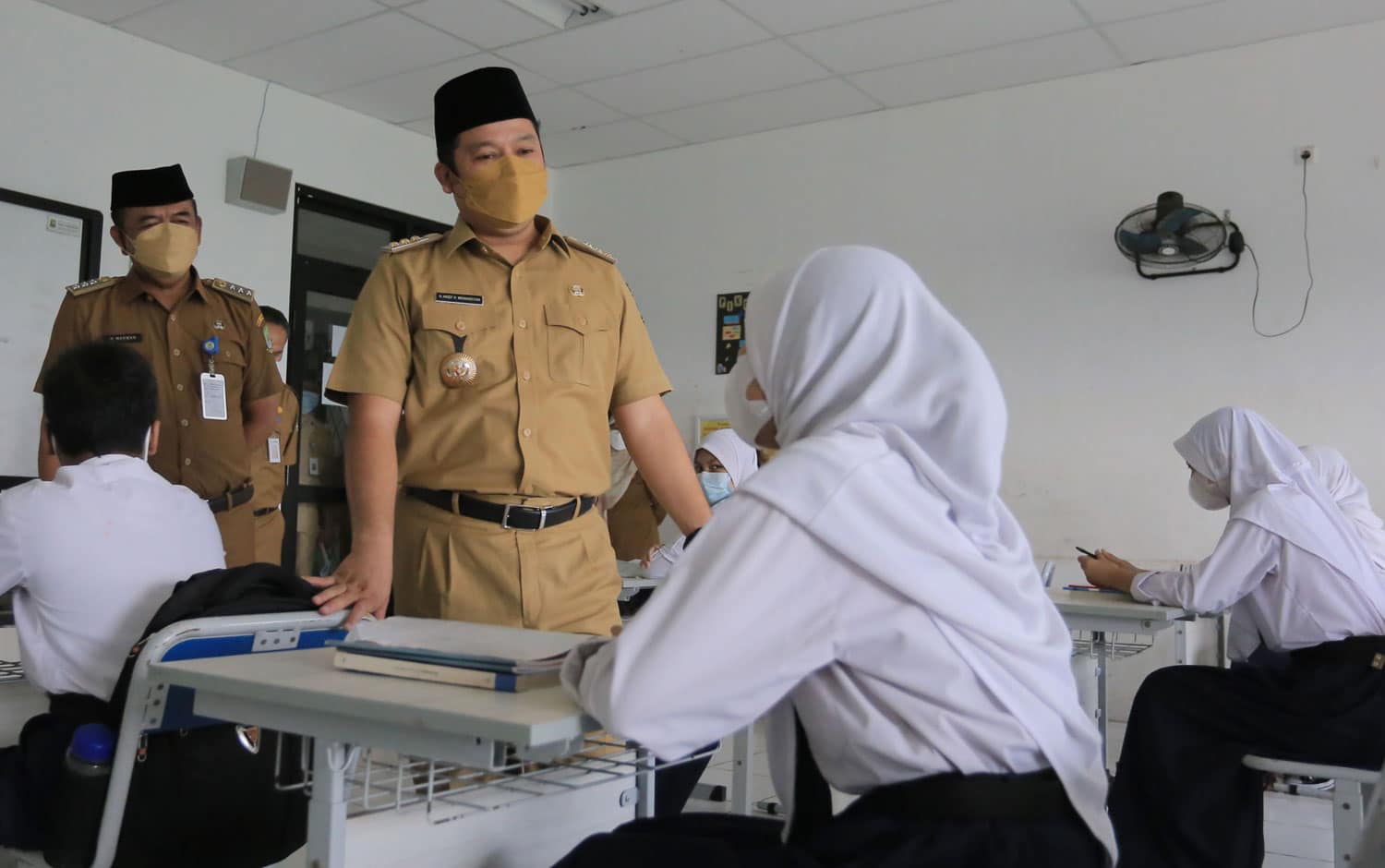 Hari Pertama PTM Kota Tangerang, Wali Kota Arief: 40 Sekolah Jadi Pilot Project