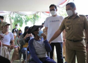 Wali Kota Arief Sebut Cakupan Vaksinasi Dosis I Sudah di Atas 80 Persen