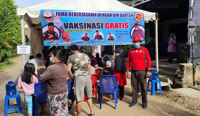 Gandeng Kelompok Masyarakat, BIN Daerah Banten Bantu Kejar Herd Immunity 100 Persen