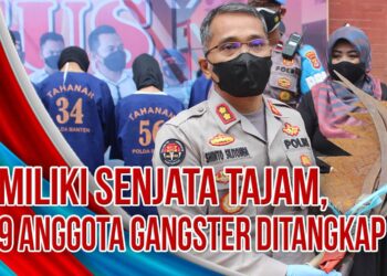Video Polisi Tangkap 9 Anggota Gangster yang Bikin Resah di Tangerang 
