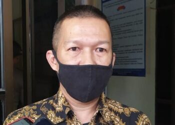 WAWANCARA–Gunara Darajat, Inspektur Pembantu (Irban) I Inspektorat Pandeglang, Kamis (13/1/2022). (NIPAL SUTIANA/SATELITNEWS.ID)