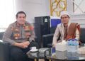 Foto : Rois Syuriah PCNU Kabupaten Serang Ahmad Khudori Yusuf, bertemu Kapolres Serang, AKBP Yudha Satria. (ISTIMEWA)