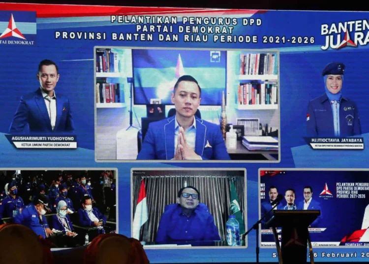 Pengurus DPD Partai Demokrat Banten Dilantik, Wahidin Ajak Parpol Bersinergi