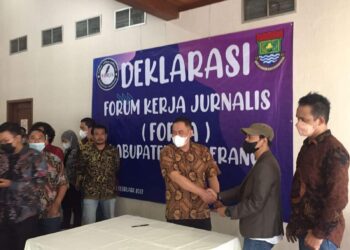 Forum Kerja Jurnalis Kabupaten Tangerang Dideklarasikan