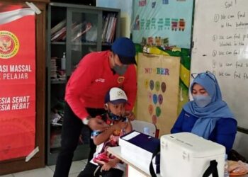Divaksinasi BINDA Banten, Sekolah Rindu Kembali Gelar PTM