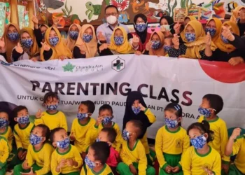 Kegiatan Parenting Class bagi PAUD, di Kecamatan Pulo Ampel, yakni di Paud Al-Hikmah dan Paud Nusantara, Rabu (30/3/2022). (ISTIMEWA)