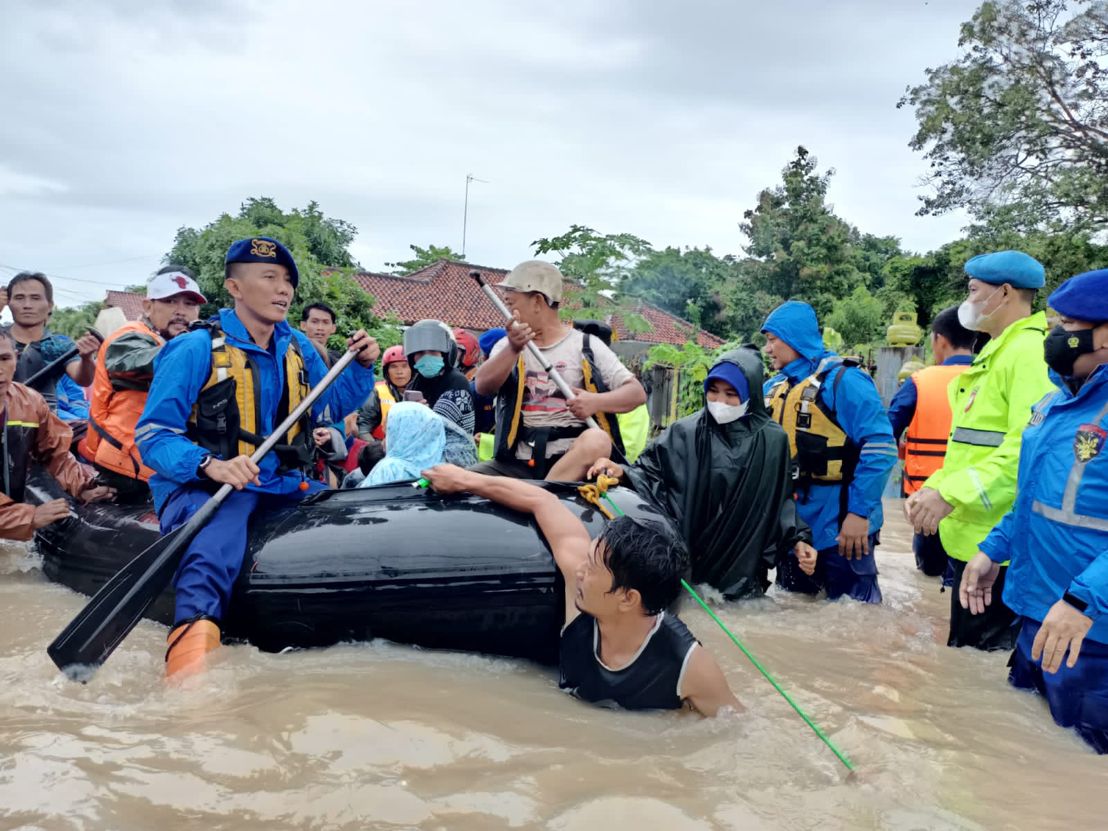 Polda Banten Update Data Banjir, 3.960 Rumah Tergenang dan 700 Orang Mengungsi