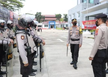 Ribuan Polisi di Tangerang Lakukan Penyekatan