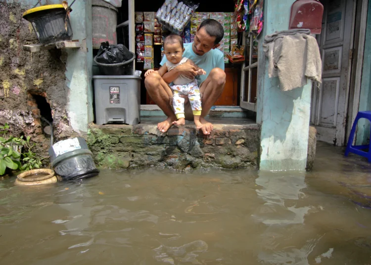 Foto Kawasan Galeong, Karawaci, Kota Tangerang Dilanda Banjir