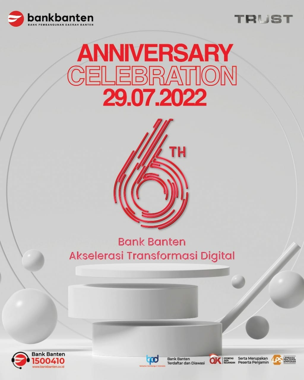 Bank Banten 6 Tahun Anniversary