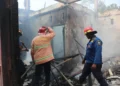 Ponpes di Tunjung Teja Kabupaten Serang, terbakar, Kamis (18/8/2022). (ISTIMEWA)