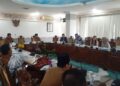 DPMD Kabupaten Serang, menggelar rapat koordinasi dengan Bank bjb dan pihak Desa, terkait desa digital. (ISTIMEWA)